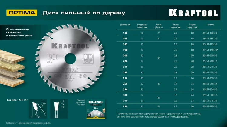 Диск пильный OPTIMA, повышенный ресурс 36951-315-30 купить в Тюмени