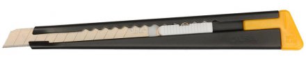 Нож OLFA с выдвижным лезвием, черный, 9мм OL-180-BLACK купить в Тюмени