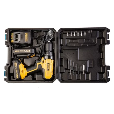 Дрель-шуруповерт аккумуляторная CDL-IB-18-02 Denzel 26113 купить в Тюмени