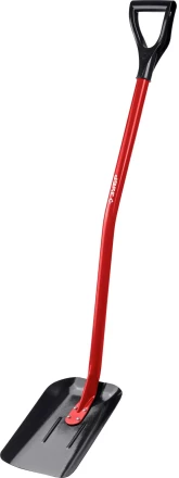 ЗУБР МАСТЕР, 295 х 230 х 1200 мм, полотно 1.5 мм, закалено, стальной изогнутый черенок с рукояткой, тип ЛСП, совковая лопата (39525) купить в Тюмени