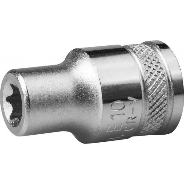 Торцовая головка KRAFTOOL "INDUSTRIE QUALITAT", Cr-V, внешний TORX, хромосатинированная, 1/2", Е 11 27810-11_z01 купить в Тюмени