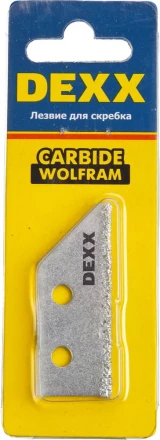 Лезвие DEXX сменное с карбидным напылением для скребка 33413, 1шт 33413-S1 купить в Тюмени