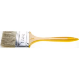 Кисть плоская STAYER &quot;UNIVERSAL-MASTER&quot;, светлая натуральная щетина, пластмассовая ручка, 100мм 0107-100_z01