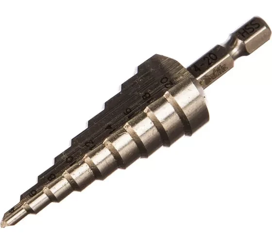 Сверло ступенчатое HSS с прямым желобком, 4-20x75, 1/4" (Makita D-40098) купить в Тюмени