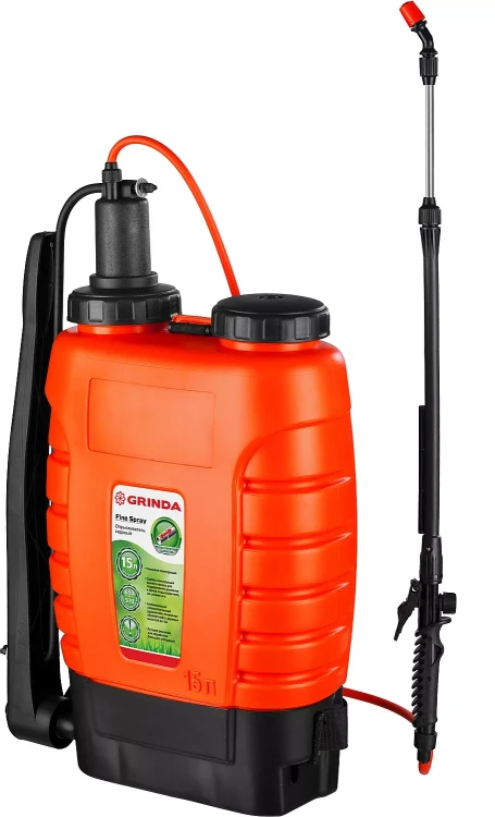 Опрыскиватель садовый GRINDA "Fine Spray", ранцевый, телескопический удлинитель, 15л 425216 купить в Тюмени