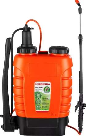 Опрыскиватель садовый GRINDA &quot;Fine Spray&quot;, ранцевый, телескопический удлинитель, 15л 425216 купить в Тюмени