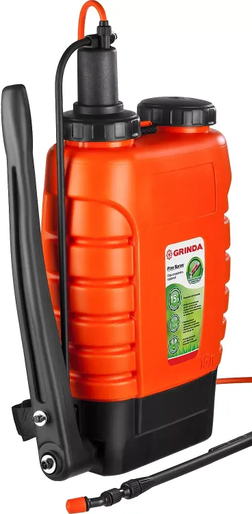 Опрыскиватель садовый GRINDA "Fine Spray", ранцевый, телескопический удлинитель, 15л 425216 купить в Тюмени