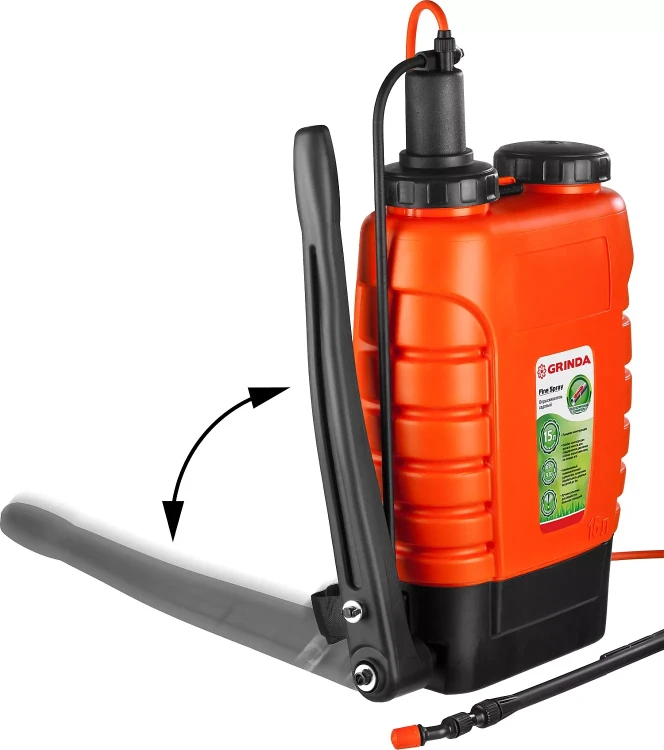 Опрыскиватель садовый GRINDA "Fine Spray", ранцевый, телескопический удлинитель, 15л 425216 купить в Тюмени
