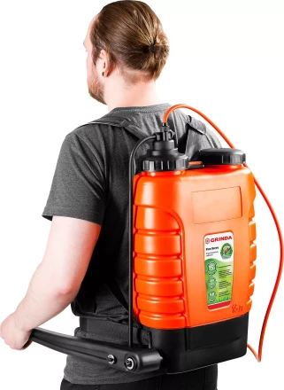 Опрыскиватель садовый GRINDA &quot;Fine Spray&quot;, ранцевый, телескопический удлинитель, 15л 425216 купить в Тюмени