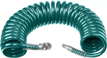 Воздушный спиральный шланг KRAFTOOL с фитингами рапид 8х12 мм 06590-10 купить в Тюмени