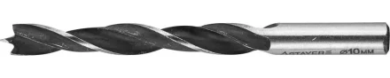 Сверло спиральное по дереву "M-type", М-образная заточка, сталь HCS, STAYER Professional 2942-120-10, d=10мм 2942-120-10_z01 купить в Тюмени