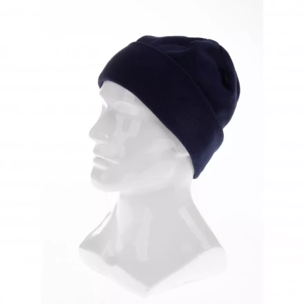 Шапка с отворотом из флиса для взрослых размер 56-57 синяя Россия Сибртех 68823 купить в Тюмени