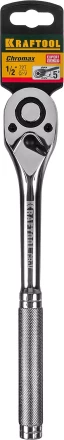 Трещотка для торцовых головок KRAFTOOL &quot;EXPERT&quot;, Сr-V сталь, 72 зубца, цельнометаллическая, 1/2&quot; 27793-1/2_z02 купить в Тюмени