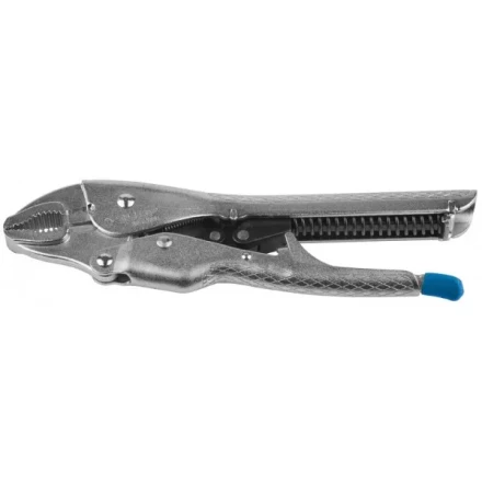 Зажим ЗУБР "ЭКСПЕРТ" ручной,саморегулирующиеся,автоматич захват "АВТОХВАТ",Cr-V,хромир покрытие,изогнутые губки,230мм 22452-23 купить в Тюмени