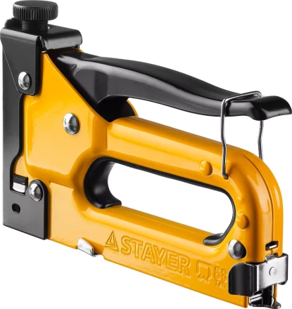 Степлер &quot;Max 53&quot; с регулировкой силы удара, металлический корпус, для тонкой скобы тип 53 (4-14 мм), STAYER Master 31501 купить в Тюмени