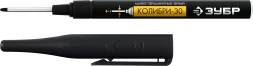 ЗУБР Колибри-30 черный, наконечник L 30 мм, 2.8 мм, перманентный маркер для отверстий (06338-2)