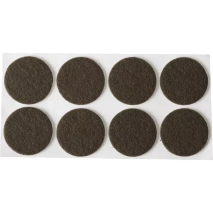 Накладки STAYER &quot;COMFORT&quot; на мебельные ножки, самоклеящиеся, фетровые, коричневые, круглые - диаметр 28 мм, 8 шт 40910-28 купить в Тюмени