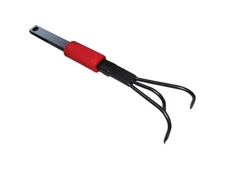 Рыхлитель 3-зубый усиленный с телескопической рукояткой р/ч 100 мм длина инструмента 1010-1320 мм/ 63038 купить в Тюмени