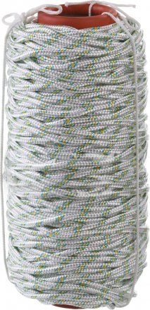 Фал плетёный капроновый СИБИН 16-прядный с капроновым сердечником, диаметр 6 мм, бухта 100 м, 650 кгс 50220-06 купить в Тюмени