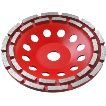 Чашка алмазная шлифовальная по бетону ЗУБР &quot;МАСТЕР&quot; сегментная двухрядная, 180мм 33376-180 купить в Тюмени