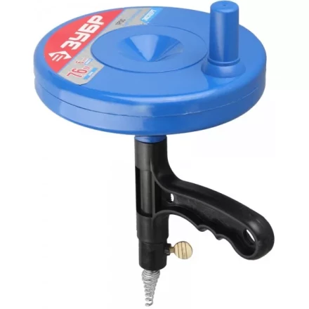 Трос ЗУБР &quot;ЭКСПЕРТ&quot; сантехнический в пластиковом корпусе длина 7,6 м, диаметр 6 мм 51907-08 купить в Тюмени