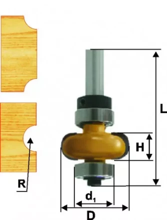 Фреза кром галтельная ф222х6мм R32мм хв 8мм 10694 купить в Тюмени