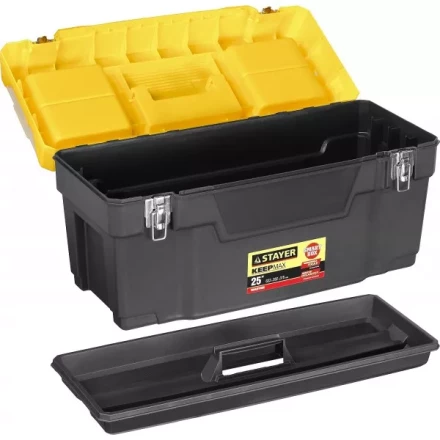 Ящик для инструмента &quot;KEEPMAX-25&quot; пластиковый, STAYER 2-38015-25_z01 купить в Тюмени