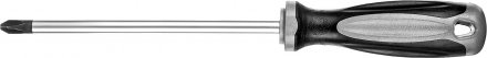 Отвертка MIRAX 25096-3-15, закаленный стержень, двухкомпонентная рукоятка, PH3x100мм 25096-3-15 купить в Тюмени
