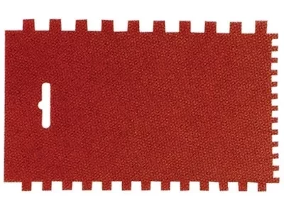 Шпатель пластмассовый малярный 170х115 мм зубчатый MATRIX 86006 купить в Тюмени