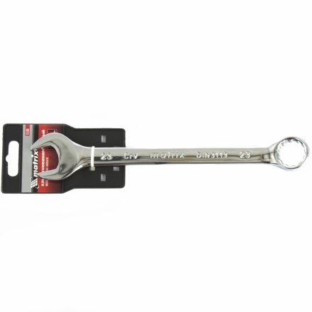 Ключ комбинированный 23 мм CrV полированный хром MATRIX 15168 купить в Тюмени