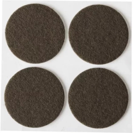 Накладки STAYER &quot;COMFORT&quot; на мебельные ножки, самоклеящиеся, фетровые, коричневые, круглые - диаметр 35 мм, 4 шт 40910-35 купить в Тюмени