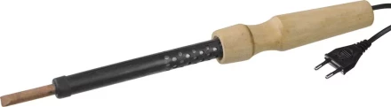 Электропаяльник с деревянной рукояткой, 100Вт 55407-100 купить в Тюмени