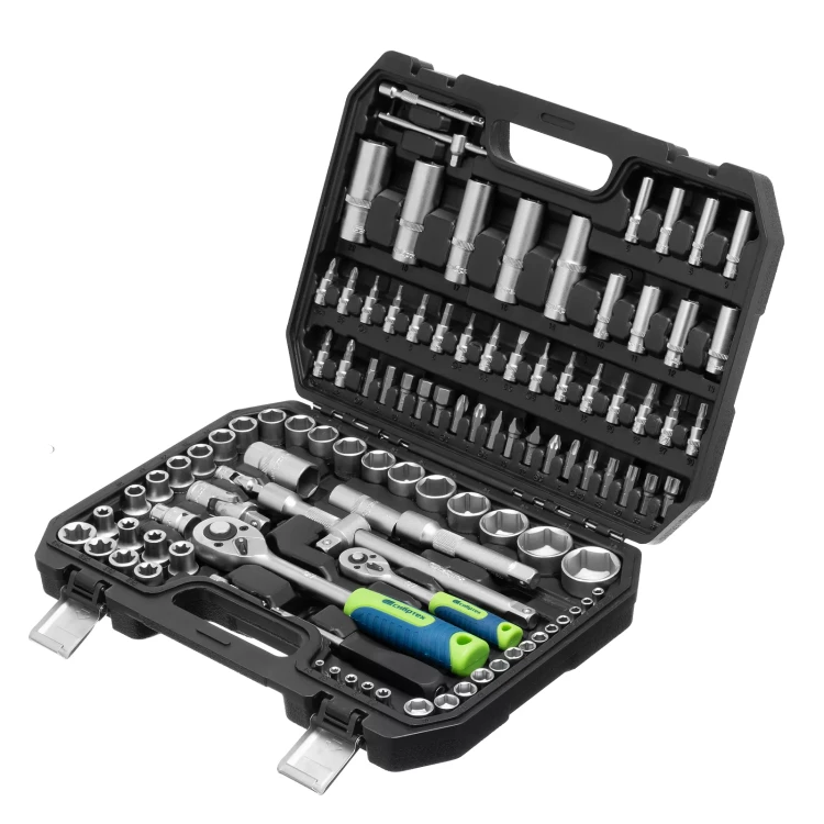 Набор инструментов Сибртех 13389, 1/2", 1/4", 108 предметов купить в Тюмени