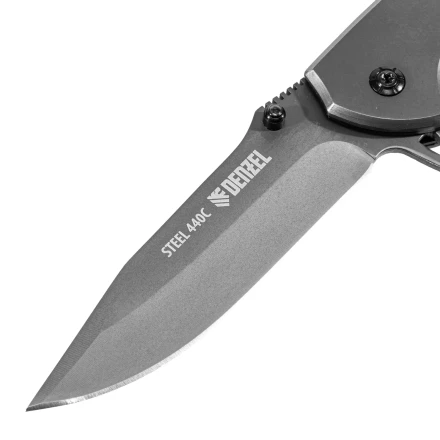 Нож складной Denzel, многоцелевой, системы Liner-Lock, с накладкой G10 на классической рукоятке, 79207 купить в Тюмени