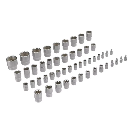 Набор инструментов Denzel 15808, 1/2&quot;, 3/8&quot;, 1/4&quot;, CrV, S2, пластиковый кейс, 232 предмета купить в Тюмени