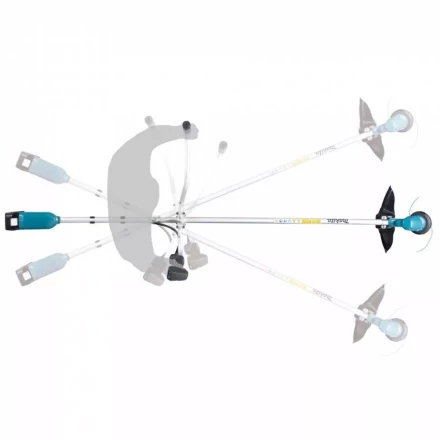 Аккумуляторная коса (триммер) Makita DUR190URT3 (2* АКБ 5Ач,  ЗУ) купить в Тюмени