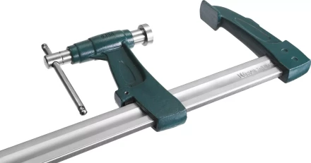 Струбцина KRAFTOOL тип &quot;F&quot;, с мультипликаторной прижимной втулкой, 125х600 мм 32013-125-600 купить в Тюмени