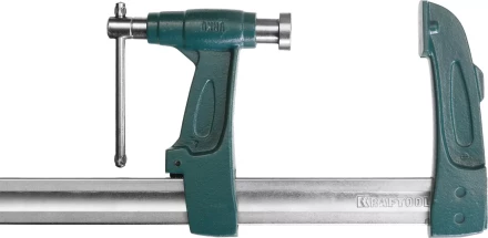 Струбцина KRAFTOOL тип &quot;F&quot;, с мультипликаторной прижимной втулкой, 125х600 мм 32013-125-600 купить в Тюмени
