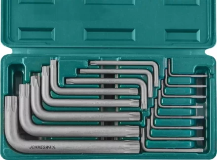 Набор ключей угловых Torx Т6-Т70 16предметов Jonnesway H0816S 47405 купить в Тюмени