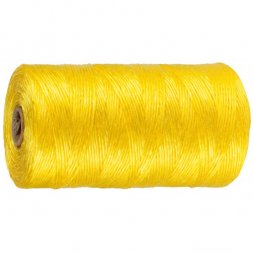 Шпагат STAYER многоцелевой полипропиленовый, d=1,5 мм, желтый, 500 м, 32 кгс, 0,8 ктекс 50077-500