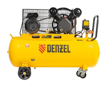 Компрессор воздушный BCV2200/100, ременный привод, 2.2 кВт, 100 литров, 370 л/мин Denzel 58110 купить в Тюмени