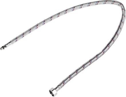 Подводка гибкая STAYER для воды к смесителям, оплетка из нерж стали, укороченная, г/ш 1/2&quot; - 0,8м 51016-080 купить в Тюмени