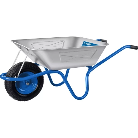 Тачка с широким пневматическим колесом строительная одноколесная 250 кг серия ПРОФЕССИОНАЛ купить в Тюмени