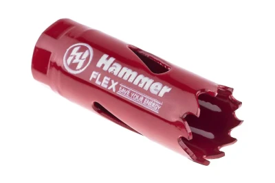 Коронка биметаллическая HAMMER Ф19х38мм 1/2"  BiMETALL (224-001)
