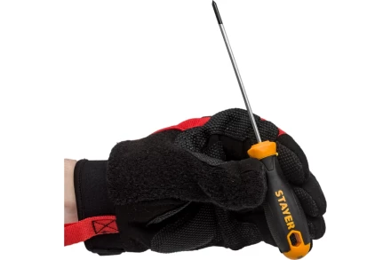 Отвертка STAYER "MASTER", двухкомпонентная рукоятка, магнитный наконечник, PH0x100мм 2510-0-10_z03 купить в Тюмени