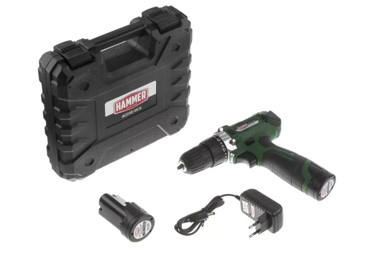Дрель аккумуляторная HAMMER ACD12/2CS купить в Тюмени
