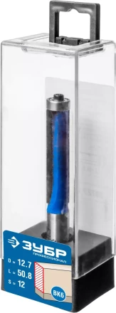 ЗУБР 12.7 x 50.8м. хвостовик 12 мм, фреза кромочная с нижним подшипником, Профессионал (28727-12.7-50.8) купить в Тюмени
