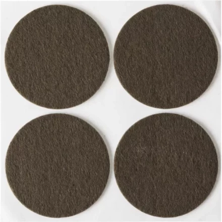 Накладки STAYER &quot;COMFORT&quot; на мебельные ножки, самоклеящиеся, фетровые, коричневые, круглые - диаметр 50 мм, 4 шт 40910-50 купить в Тюмени