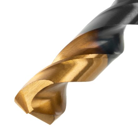 Сверло по металлу, 12 мм, HSS-Tin, Golden Tip, 6 шт. Denzel 717224 купить в Тюмени