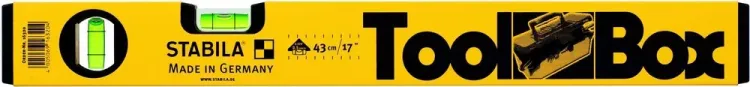 Уровень строительный  43 см  тип  70 Toolbox 16320 STABILA купить в Тюмени